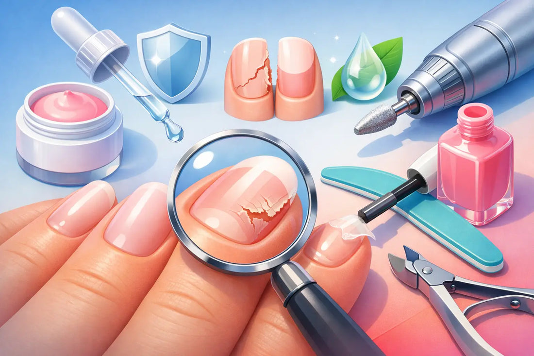 Realistische Nagelpflege bei Nagelschäden